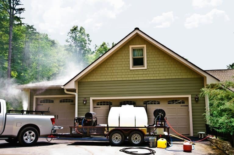 pressure washing