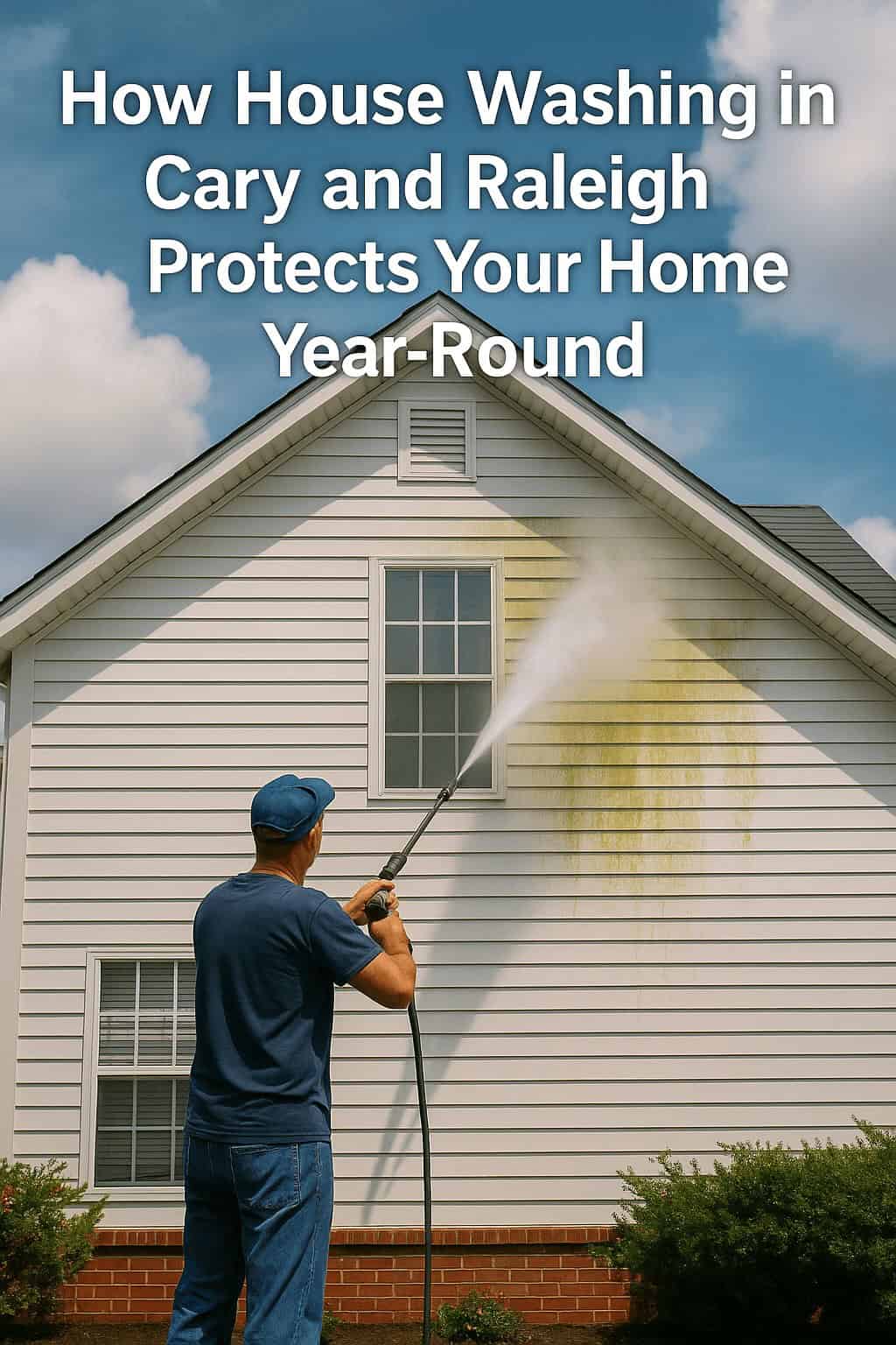 How House Washing in Cary and Raleigh Protects Your Home Year-Round