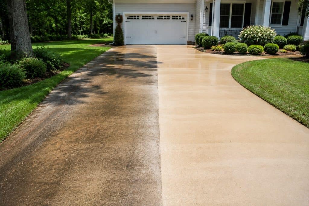 Driveway Power Washing