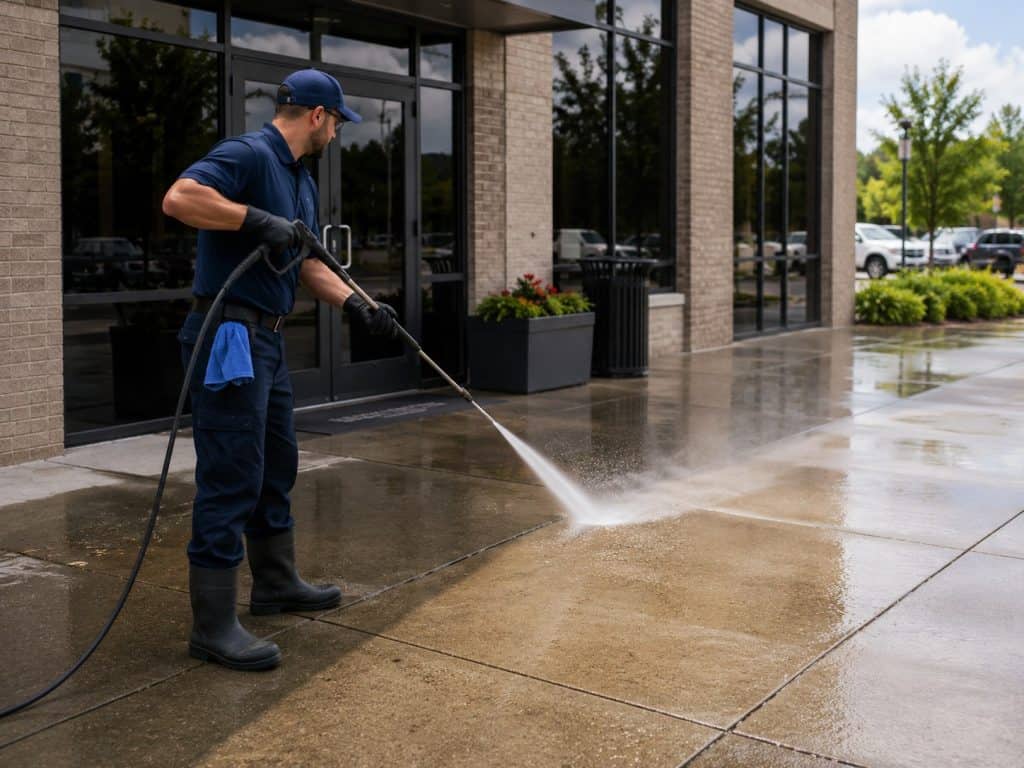 Sanitation-Focused Exterior Cleaning